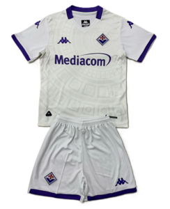 Dziecięcy zestaw piłkarski Fiorentina away 25/26 Kappa (koszulka+spodenki) #20 Kean