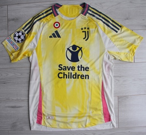 Koszulka piłkarska JUVENTUS Turyn Away 24/25 Adidas Authentic Thuram 19, roz. XL