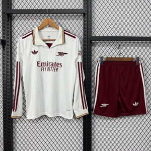 Dziecięcy zestaw piłkarski ARSENAL LONDYN 3rd 25/26 ADIDAS (koszulka+spodenki) #33 Calafiori