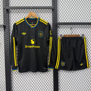 Dziecięcy zestaw piłkarski MANCHESTER UNITED ADIDAS 3rd 25/26 (koszulka+spodenki) #8 Fernandes