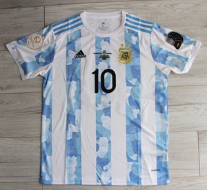 Koszulka piłkarska ARGENTYNA Home FINAL COPA AMERICA 2021 Adidas #10 Messi