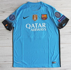 Koszulka piłkarska FC BARCELONA 3rd 15/16 Retro NIKE Messi roz.L