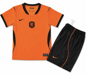 Dziecięcy zestaw piłkarski HOLANDIA Home World Cup 2026 NIKE (koszulka+spodenki)
