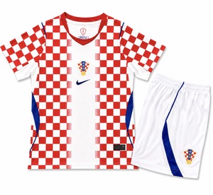 Dziecięcy zestaw piłkarski CHORWACJA Home World Cup 2026 NIKE (koszulka+spodenki)