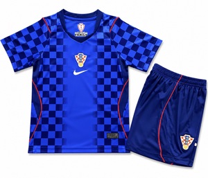Dziecięcy zestaw piłkarski CHORWACJA Away World Cup 2026 NIKE (koszulka+spodenki)