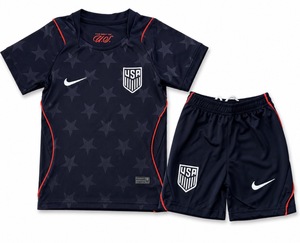 Dziecięcy zestaw piłkarski USA Away World Cup 2026 NIKE (koszulka+spodenki)