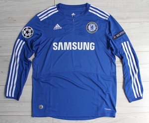 Koszulka piłkarska z długim rękawem CHELSEA home Retro 09/10 Adidas #11 Drogba