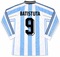 Koszulka piłkarska z długim rękawem ARGENTYNA Home Retro World Cup 1998 Adidas #9 BATISTUTA