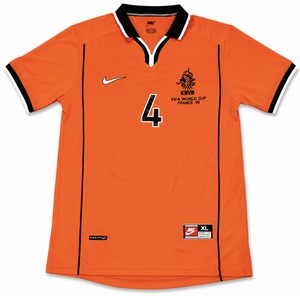 Koszulka piłkarska HOLANDIA Home Retro World Cup 1998 Nike #8 Bergkamp
