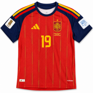 Koszulka piłkarska HISZPANIA home World Cup 2026 Adidas Authentic #19 Lamine Yamal