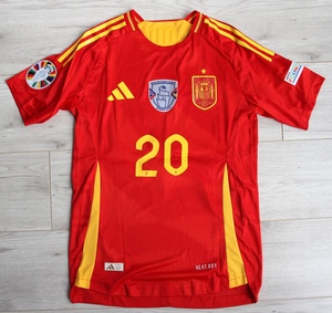 Koszulka piłkarska HISZPANIA Home EURO 2024 Adidas, Carvajal nr 20, rozmiar M