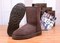 Zimowe buty ŚNIEGOWCE UGG Australia Classic, brązowe , model 5825