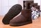 Zimowe buty ŚNIEGOWCE UGG Australia Classic Mini , brązowe , model 5854