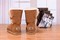 Zimowe buty ŚNIEGOWCE UGG Australia Bailey Button II , jasne brązowe , model 5803