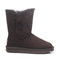 Zimowe buty ŚNIEGOWCE UGG Australia Bailey Button II , brązowe , model 5803