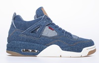 Buty męskie NIKE Levi's x AIR JORDAN 4 RETRO NRG "Blue Denim" AO2571-401
