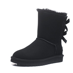 Zimowe buty ŚNIEGOWCE UGG Australia Bailey Bow II , czarne, model 3280