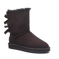 Zimowe buty ŚNIEGOWCE UGG Australia Bailey Bow II , brązowe, model 3280