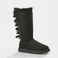 Zimowe buty ŚNIEGOWCE UGG Australia Bailey Bow Tall ,czarne , model 1007308