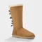 Zimowe buty ŚNIEGOWCE UGG Australia Bailey Bow Tall ,jasne brązowe , model 1007308