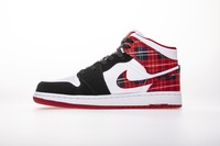 Buty męskie NIKE AIR JORDAN 1 Mid “White Plaid” 554725-607