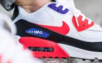 Buty damskie Nike Air Max 90 Essential White/Red Orbit-Psychic Purple AJ1285-106