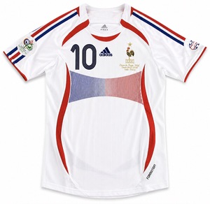 Koszulka piłkarska FRANCJA Retro FINAL World Cup 2006 Adidas #10 ZIDANE