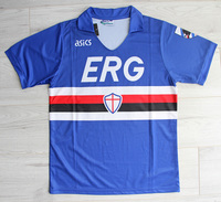 Koszulka piłkarska SAMPDORIA GENUA Retro 1990/91 ASICS #10 Mancini
