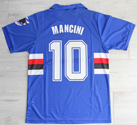Koszulka piłkarska SAMPDORIA GENUA Retro 1990/91 ASICS #10 Mancini