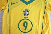 Koszulka piłkarska BRAZYLIA Home Retro 2004 Nike #9 Ronaldo