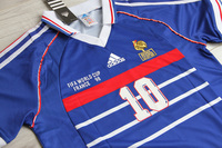 Koszulka piłkarska FRANCJA Retro Home World Cup 1998 Adidas #10 ZIDANE