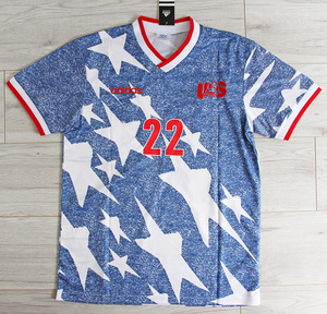 Koszulka piłkarska USA Retro World Cup 1994 Adidas #22 Lalas