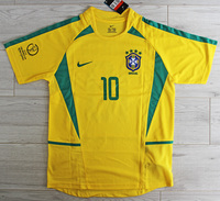 Koszulka piłkarska BRAZYLIA Home Retro Nike WORLD CUP 2002 #10 Rivaldo