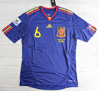 Koszulka piłkarska HISZPANIA Away Retro Adidas World Cup 2010 #6 A.Iniesta