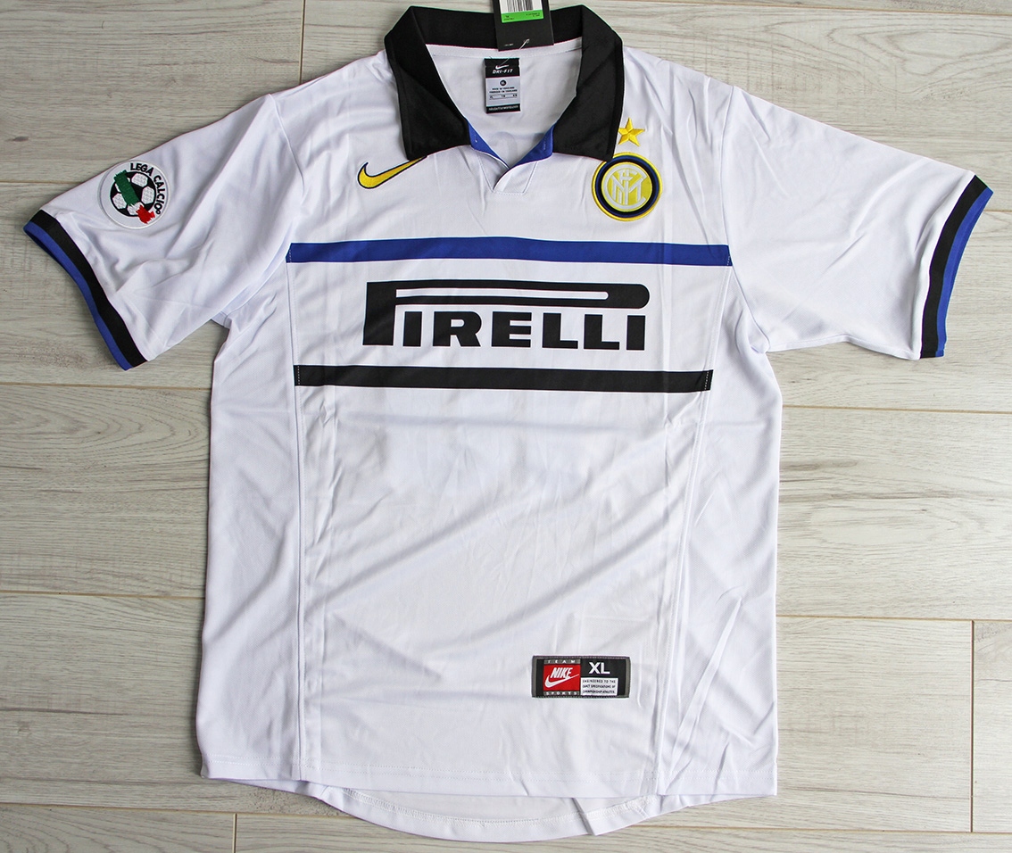 1998-99 Inter Milan Home Shirt Baggio #10 XL