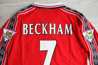 Koszulka piłkarska MANCHESTER UNITED Retro Home 98/99 UMBRO #7 Beckham