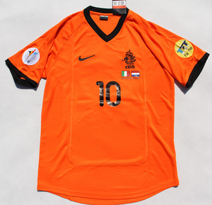 Koszulka piłkarska HOLANDIA Home Retro Authentic Nike EURO 2000 #10 Bergkamp