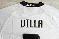 Koszulka piłkarska VALENCIA CF Retro Home 09/10 KAPPA #7 Villa