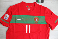 Koszulka piłkarska PORTUGALIA Home Retro Nike World cup 2010 #11 Simao