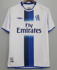 Koszulka piłkarska CHELSEA Londyn Away Retro 03-05 Umbro #15 Drogba