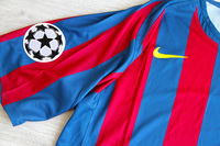 Koszulka piłkarska FC BARCELONA Retro FINAL PARIS 2006 Nike #9 ETO'O