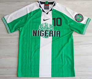 Koszulka piłkarska NIGERIA Home Retro 1996 Nike #10 Okocha