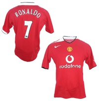 Koszulka piłkarska z długim rękawem MANCHESTER UNITED Retro Home 04/05 Nike #7 Ronaldo