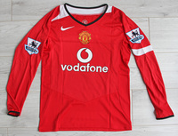 Koszulka piłkarska z długim rękawem MANCHESTER UNITED Retro Home 04/05 Nike #7 Ronaldo