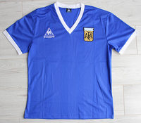 Koszulka piłkarska ARGENTYNA Retro Away World Cup 1986 Le Coq Sportif #10 MARADONA