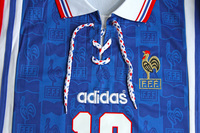 Koszulka piłkarska FRANCJA Home Retro Adidas EURO 1996 #10 Zidane