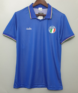 Koszulka piłkarska WŁOCHY Retro Home DIADORA World Cup 1990, #19 Schillaci