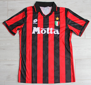 Koszulka piłkarska AC MILAN Retro Home 92/94 LOTTO, #9 Van Basten