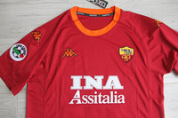 Koszulka piłkarska AS ROMA Retro Home 2000/01 KAPPA #10 Totti