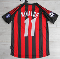 Koszulka piłkarska AC MILAN Retro Home 2002/03 Adidas #11 Rivaldo